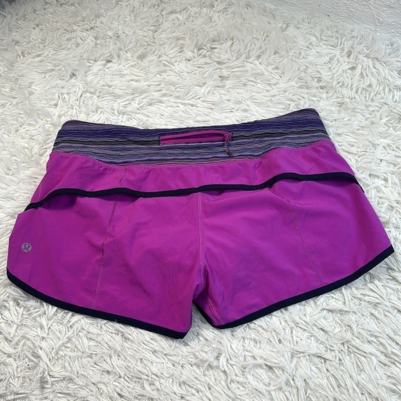 Lululemon Speed Short Ultra Violet / Space Dye Twist Ultra Violet Multi - Picture 4 of 6